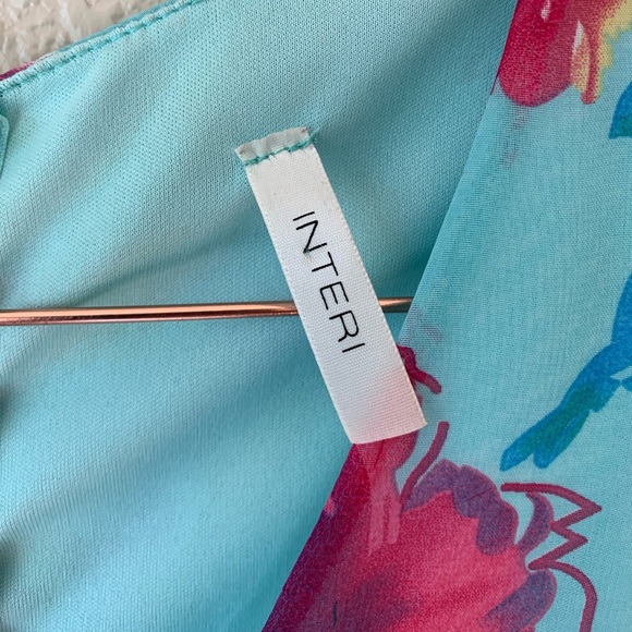 Light Floral Floor Length Dress - Picture 5 of 5